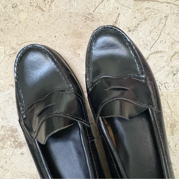 Black Leather Classic Penny Loafer G.H.Bass&Co Made in USA  Size 7.5 - Picture 5 of 9